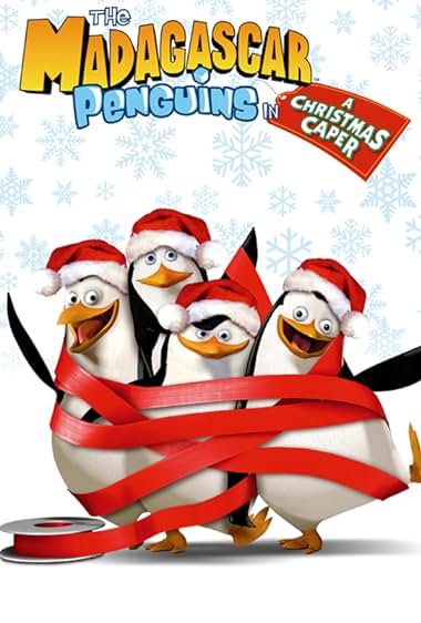 Os Pinguins de Madagascar em uma Missão de Natal